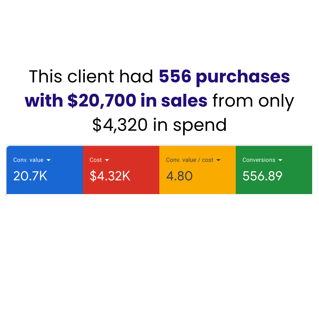 Real client result
